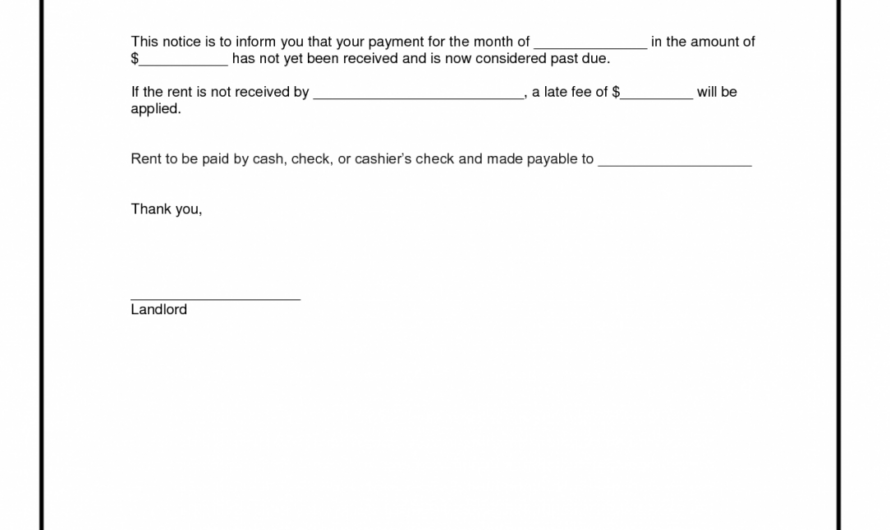 Immediate Eviction Notice Template