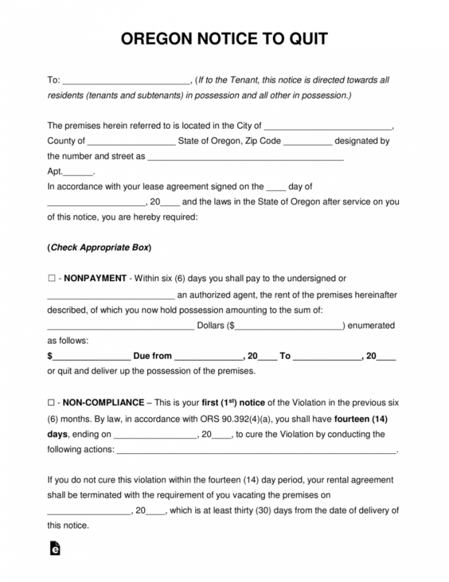 30 Eviction Notice Template Doc Sample