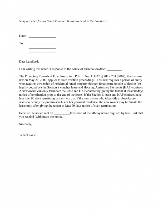 Best Tenancy Notice Letter Template From Landlord PDF Tacitproject