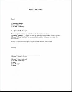 Costum Private Landlord Eviction Notice Template Word