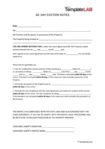 Editable Alabama Eviction Notice Template Pdf Sample