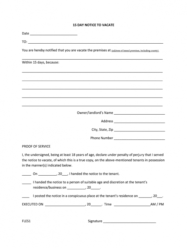 Editable Commercial Eviction Notice Template Doc