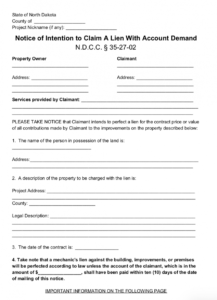 Editable Florida Notice To Owner Form Template Excel