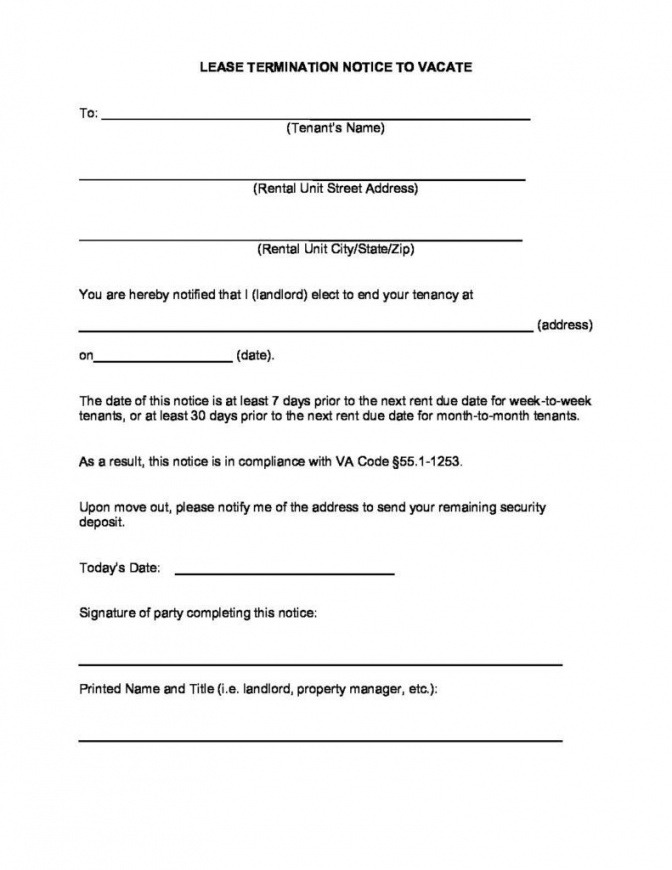Editable Illinois 5 Day Notice Template Doc Example