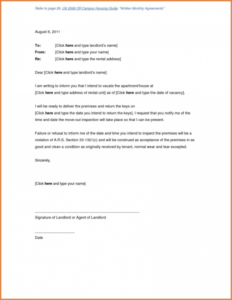 Editable Notice To Move Out Template Pdf Example