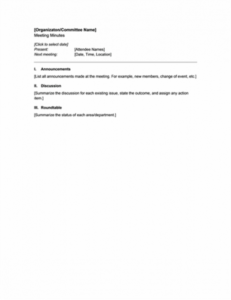 Free Mandatory Meeting Notice Template Excel Example