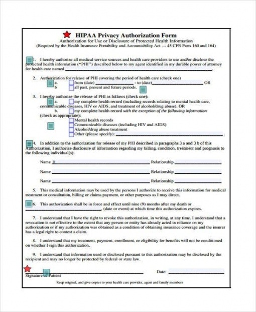 Hipaa Privacy Notice Template Excel Sample Tacitproject