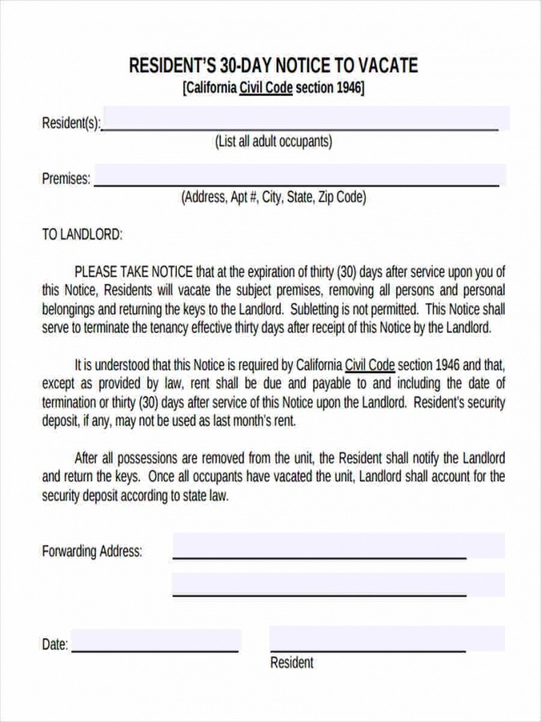 Free Printable 5 Day Notice Illinois 9563