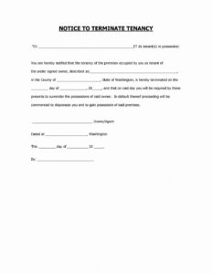 Professional Notice Of Moving Out To Landlord Template Doc Sample