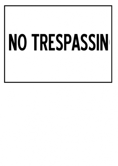 Best No Trespassing Notice Template Excel Sample Tacitproject 9204