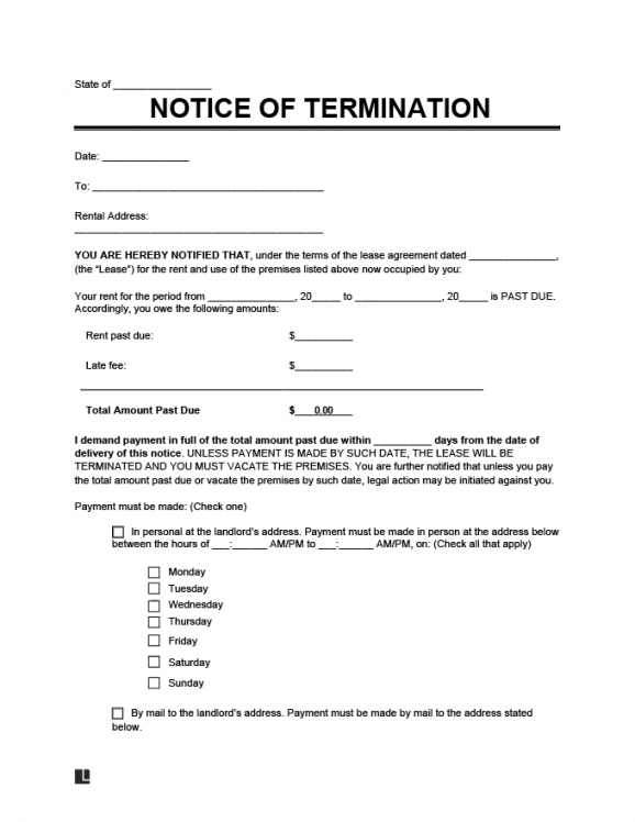 Costum Eviction Notice Template Nc Word Sample Tacitproject