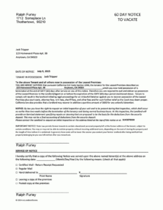 Costum Giving Notice To Tenants Letter Template Doc Sample