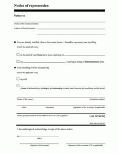 Costum Notice Of Nonrenewal Of Lease By Tenant Template Excel