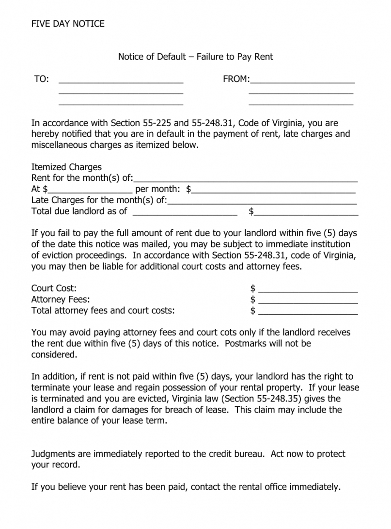 Costum Unconditional Quit Notice Template Pdf Example