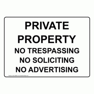 Editable No Trespassing Notice Template Doc