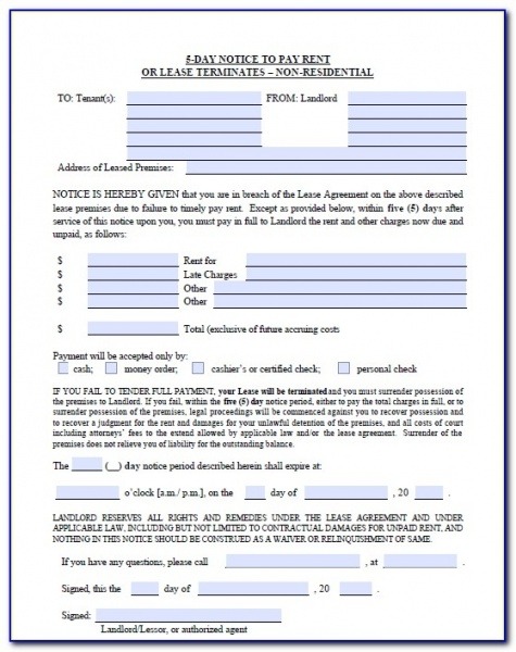 Eviction Notice Template Illinois Example Tacitproject 6866