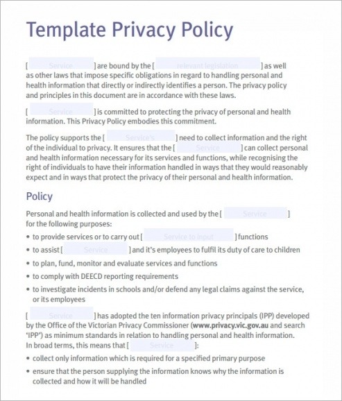 Hipaa Notice Of Privacy Practices Template 2015 Pdf Example