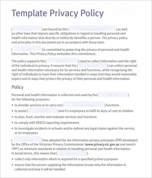 Hipaa Notice Of Privacy Practices Template 2015 PDF Example Tacitproject