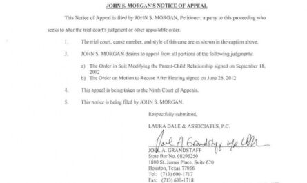 Notice Of Appeal Template Doc Sample