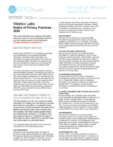 Printable Hipaa Notice Of Privacy Practices Template 2015 Excel Sample