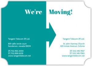 Professional Business Moving Notice Template Pdf