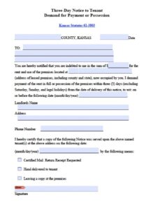 Professional Roommate Eviction Notice Template Doc Example
