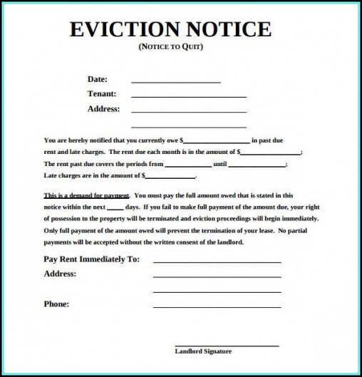 Best 3 Day Eviction Notice California Template  Sample