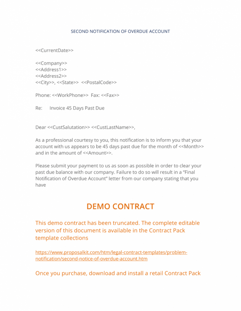 Best Collection Letter Template Final Notice Excel Example - Tacitproject