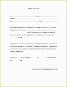 Best Eviction Notice Ny Template Pdf Sample
