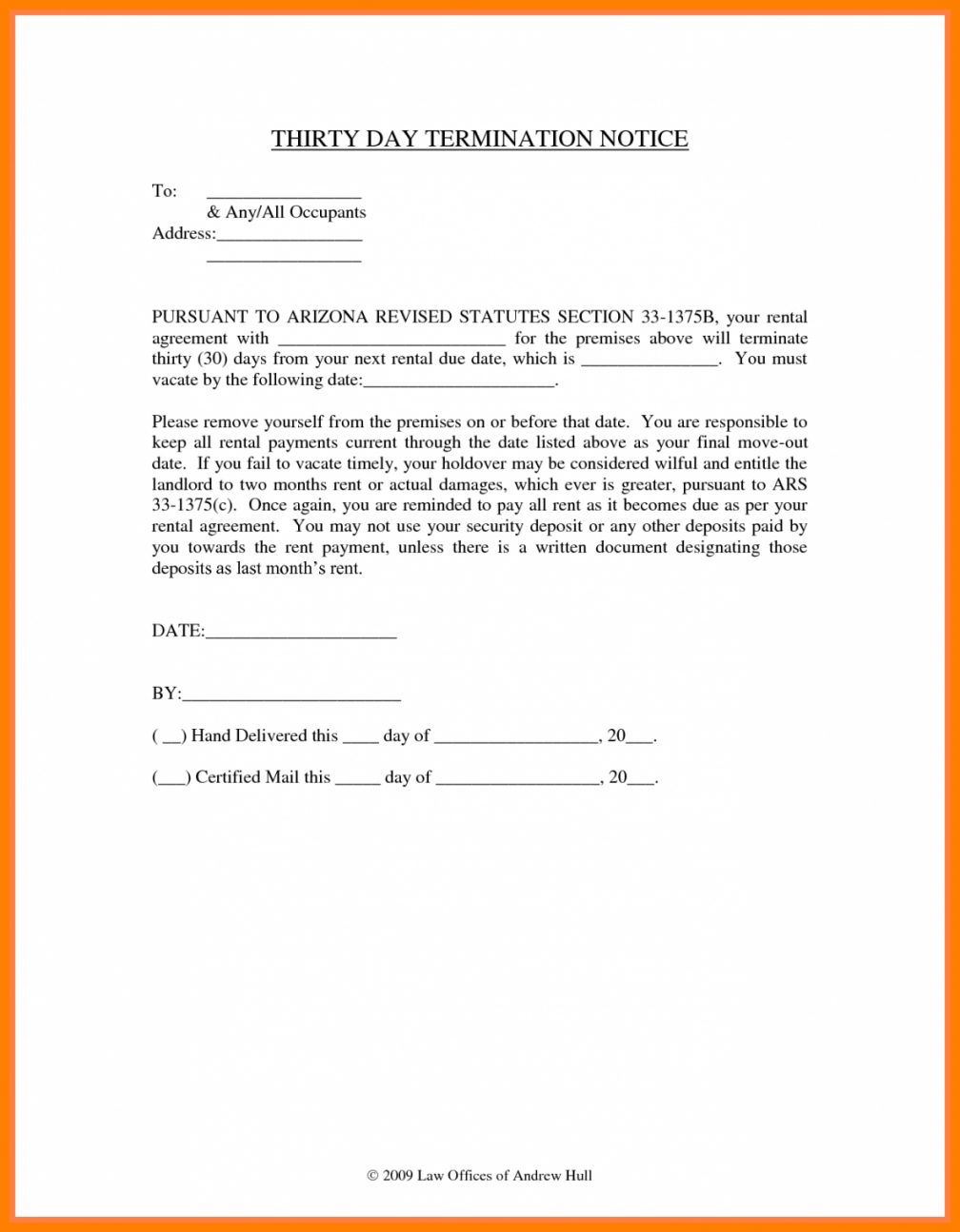 Tenant Eviction Notice Letter Template Word Sample Ta - vrogue.co