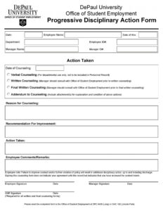 Costum Personnel Action Notice Template  Example