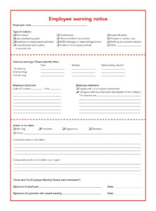 Costum Personnel Action Notice Template Pdf