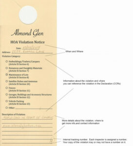 Editable Notice Of Violation Template Word Example