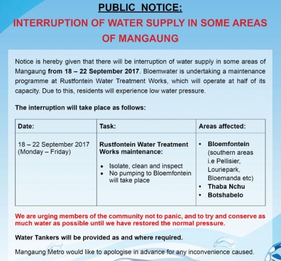 Editable Water Shut Off Notice Template Word Example Tacitproject