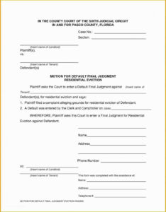 Eviction Notice Template Arizona Pdf