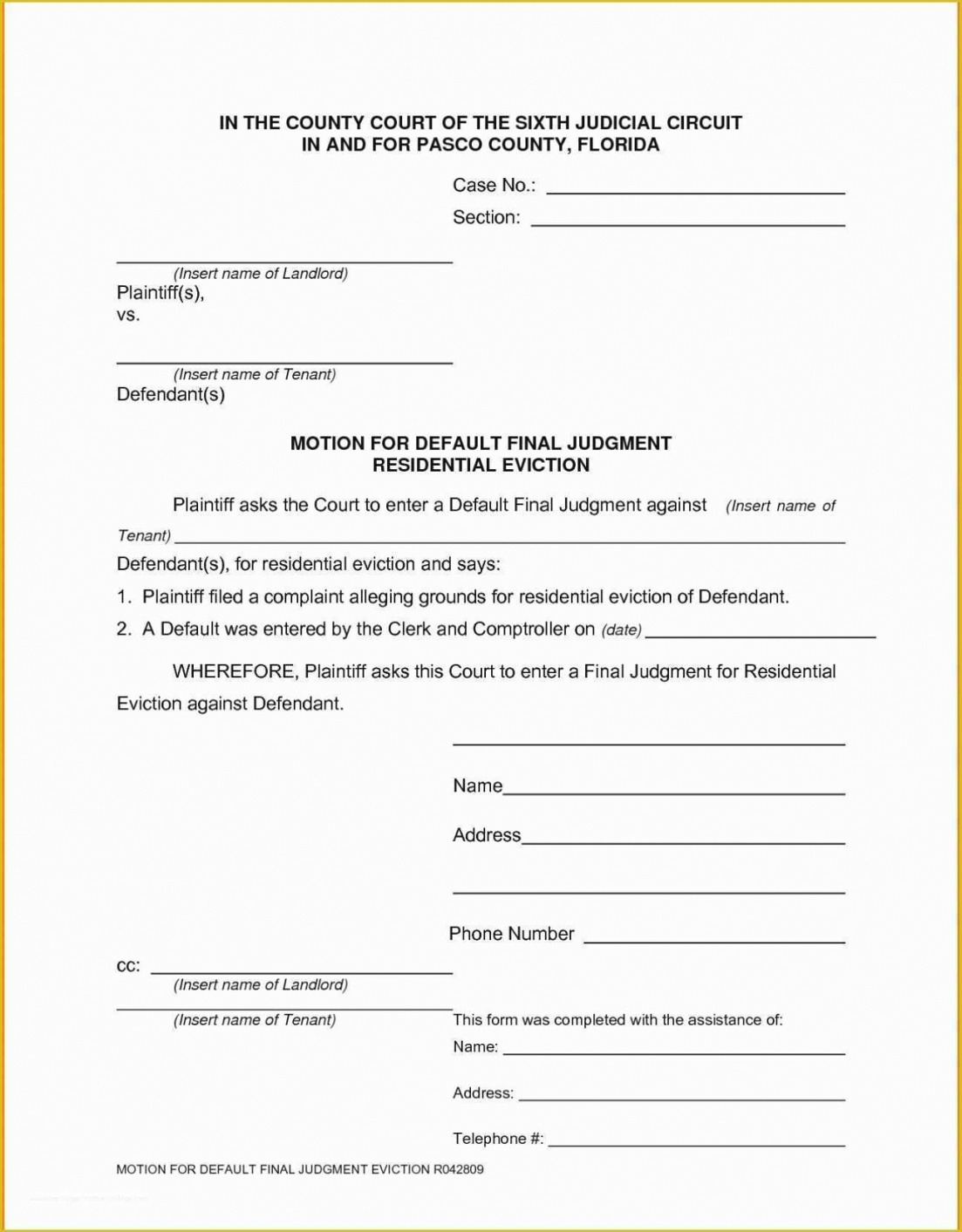 Eviction Notice Template Arizona Pdf Tacitproject 