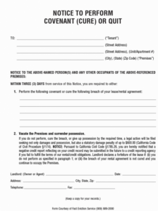 Eviction Notice Utah Template Doc