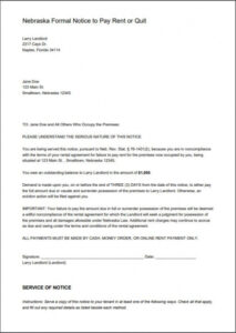 Free Fake Eviction Notice Template
