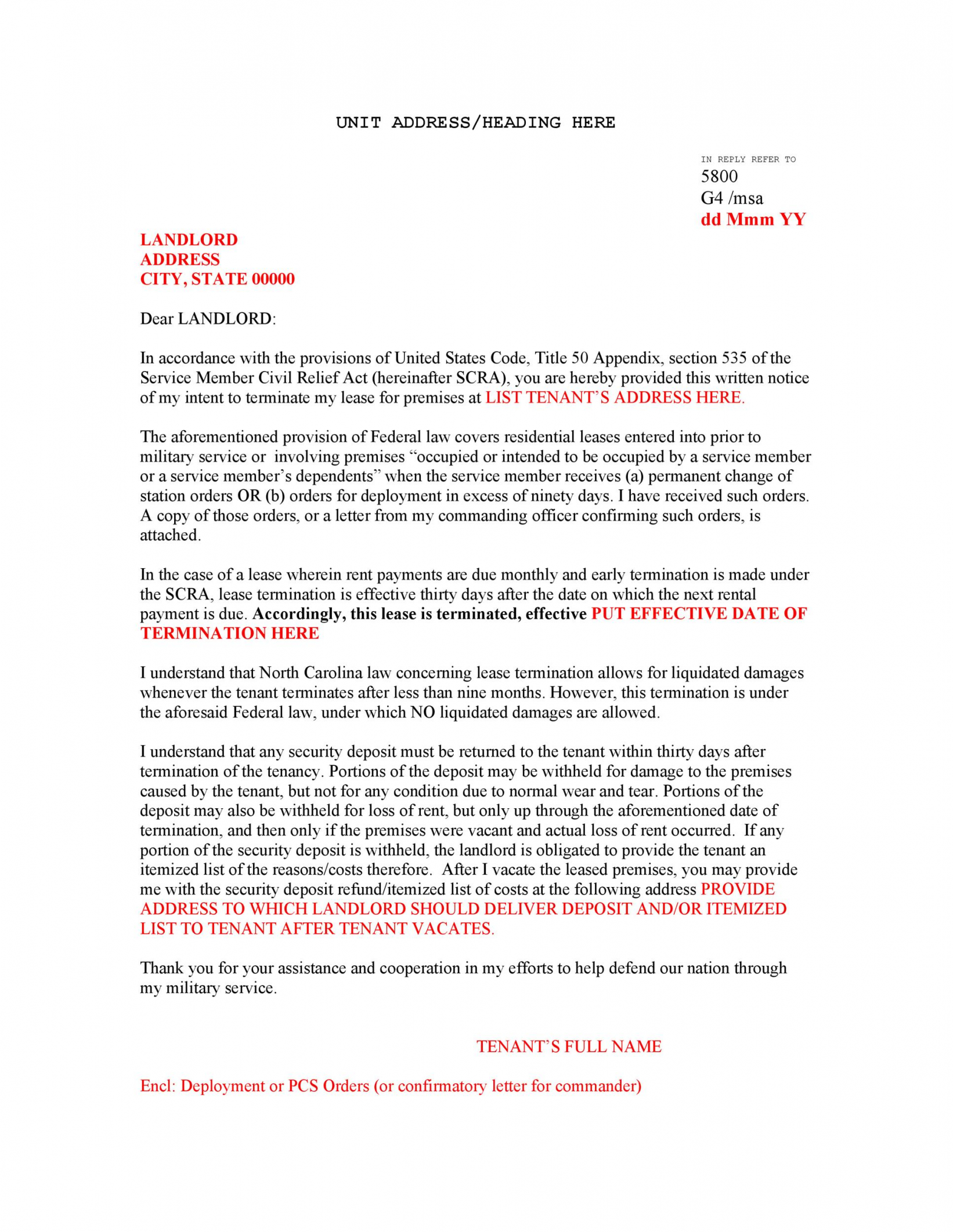 Free Fake Eviction Notice Template Doc