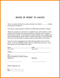 Free Texas 3 Day Notice To Vacate Template Excel Example