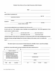 Printable Virginia Eviction Notice Template Doc