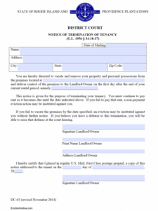 Professional Immediate Eviction Notice Template Doc Example