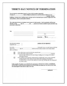 Professional Template For Notice To Vacate Pdf