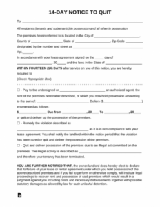 Professional Virginia Eviction Notice Template Pdf