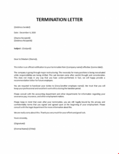 Printable Temporary Layoff Notice Template Pdf