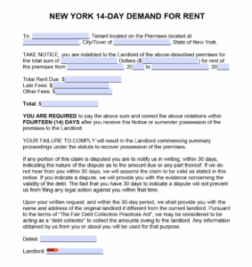 Best 30 Day Late Rent Notice Template Word