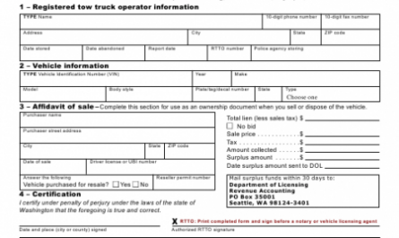 Free Abandoned Vehicle Notice Template Doc Example