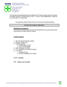 Board Meeting Notice Template Word Sample