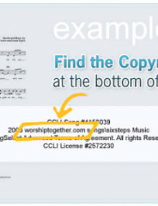 Free Music Copyright Notice Template Word Sample