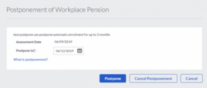 Printable The Pensions Regulator Postponement Notice Template Doc Example